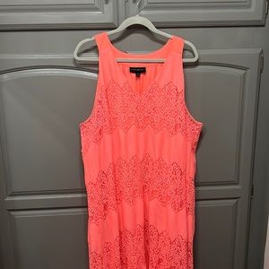 Lane Bryant Bright Coral Dress